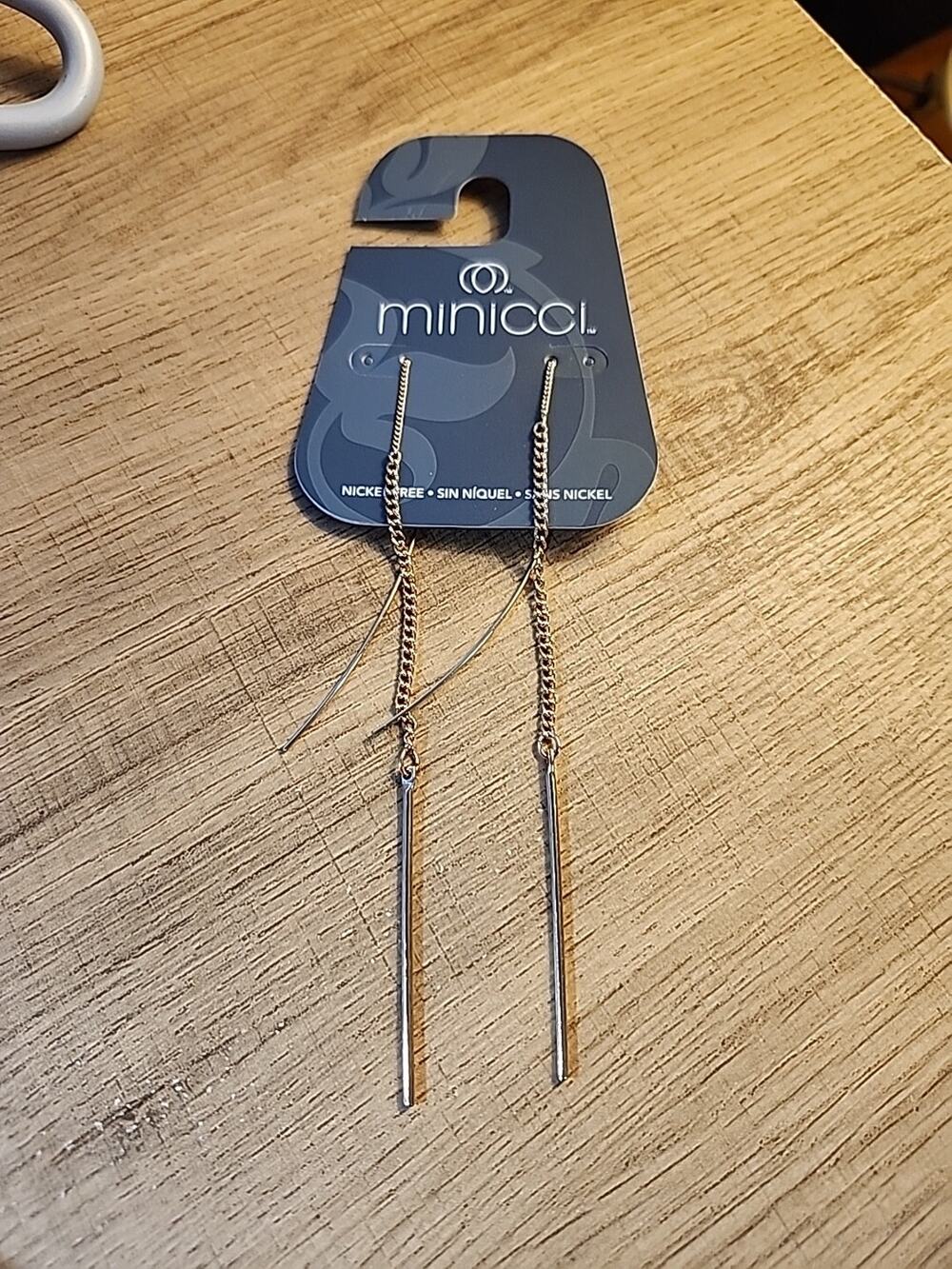 D by Gennaro Minicci Nickel Free Chain Dangle Earrings